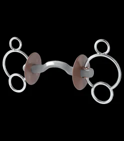 beris Spezialgebisse|Stangengebisse>3-Ring Gebiss mit KONNEX Zungenbogen