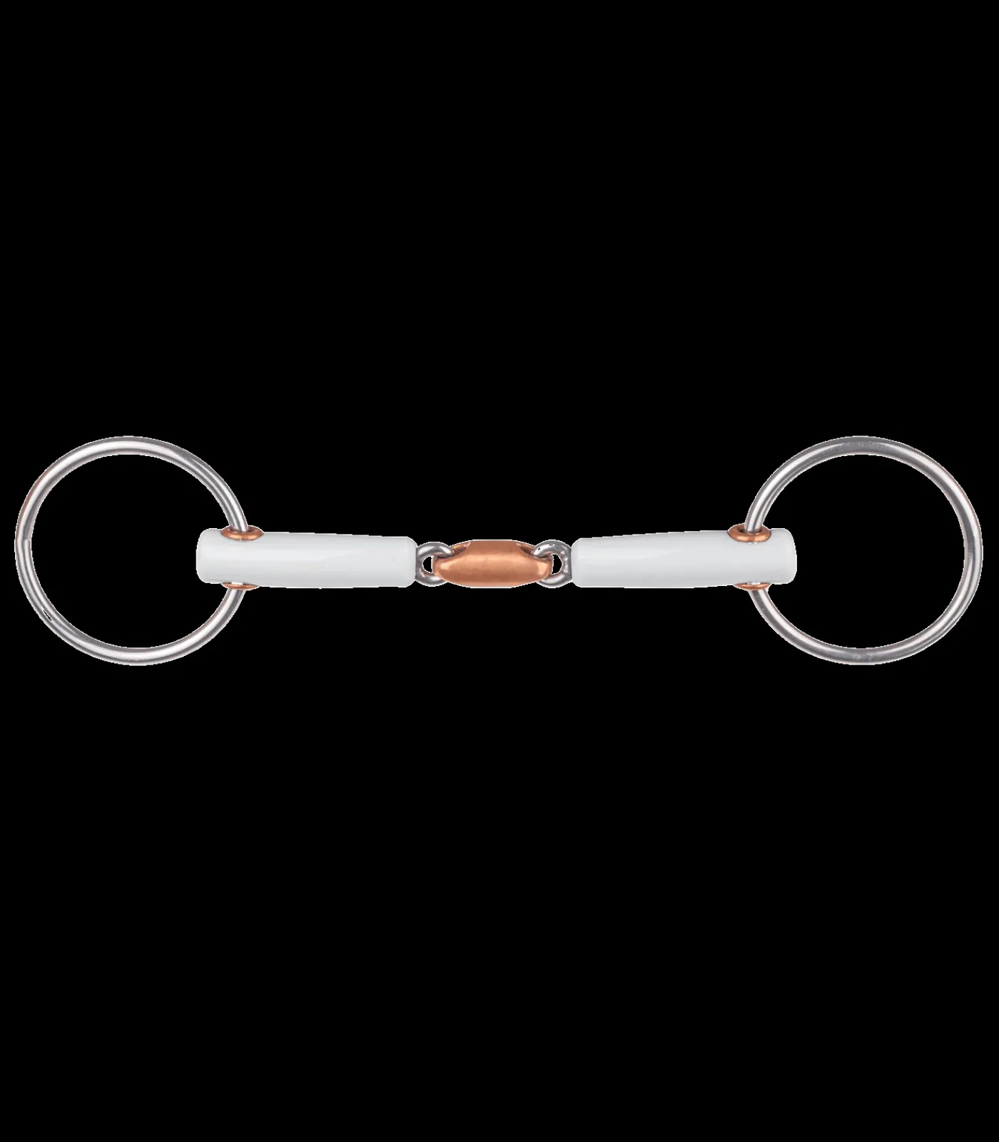 beris Kandarengebisse & Unterlegtrensen>Unterlegtrense, doppelt gebrochen, Ring 6cm