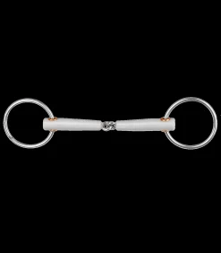 beris Kandarengebisse & Unterlegtrensen>Unterlegtrense, Einfach gebrochen, Ring 6cm