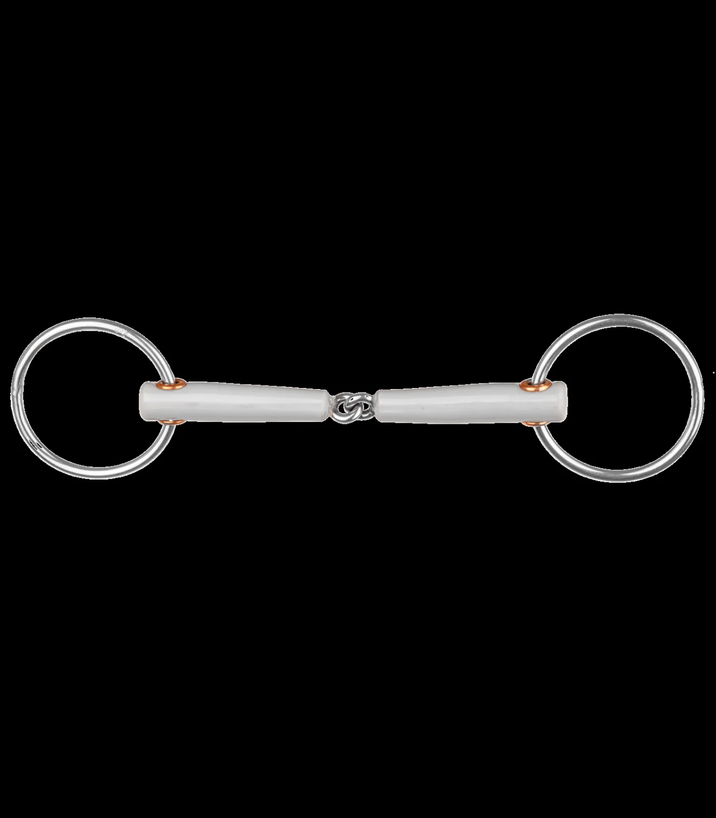 beris Kandarengebisse & Unterlegtrensen>Unterlegtrense, Einfach gebrochen, Ring 6cm