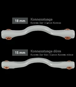beris Stangengebisse>Wassertrense mit KONNEX Zungenbogen DÜNN, Ring 7,5cm