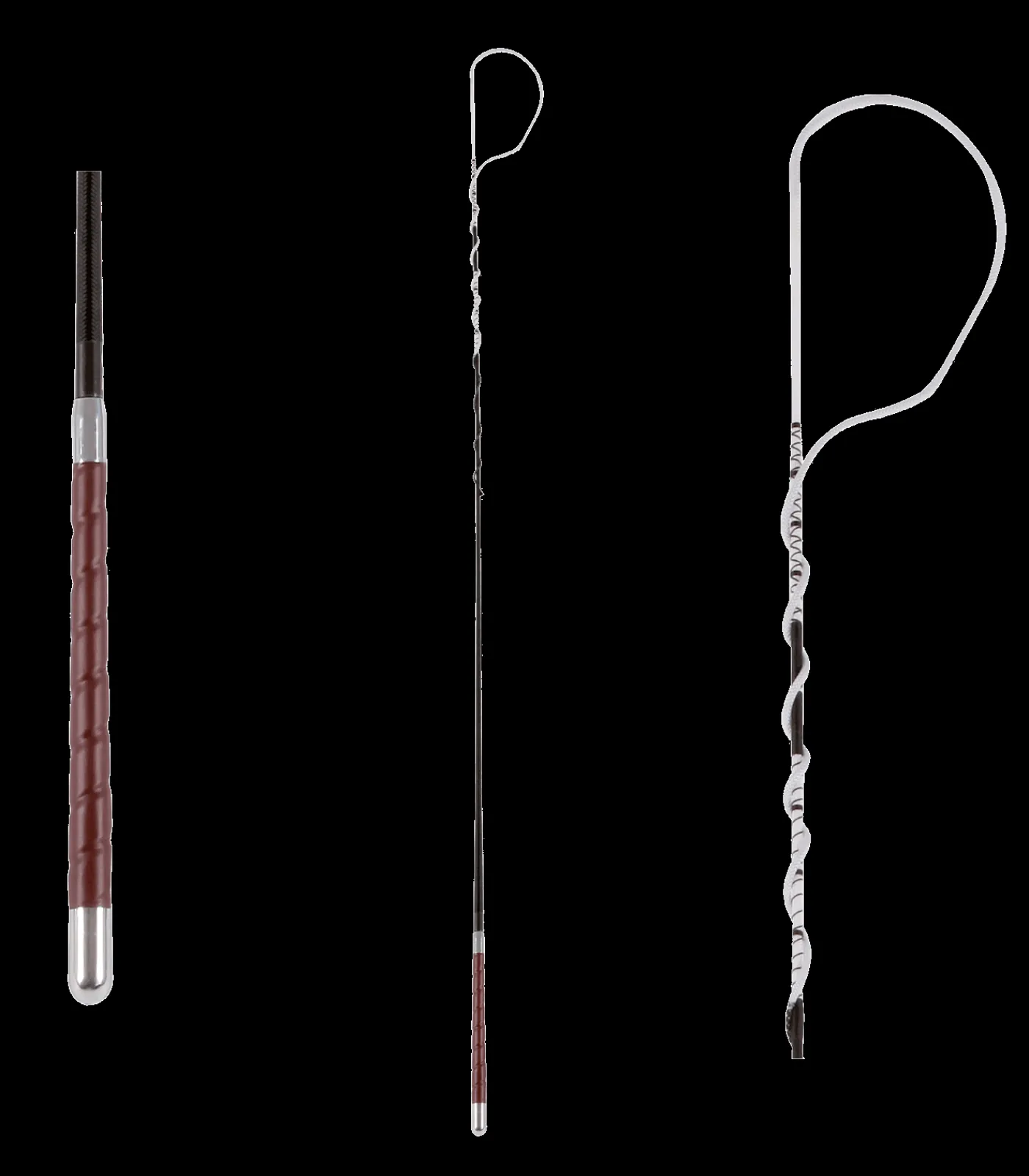 Waldhausen Fahrsport|Peitschen>Bogenpeitsche mit Ledergriff