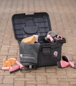 Waldhausen Putzzeug>Federstriegel mit Gelgriff