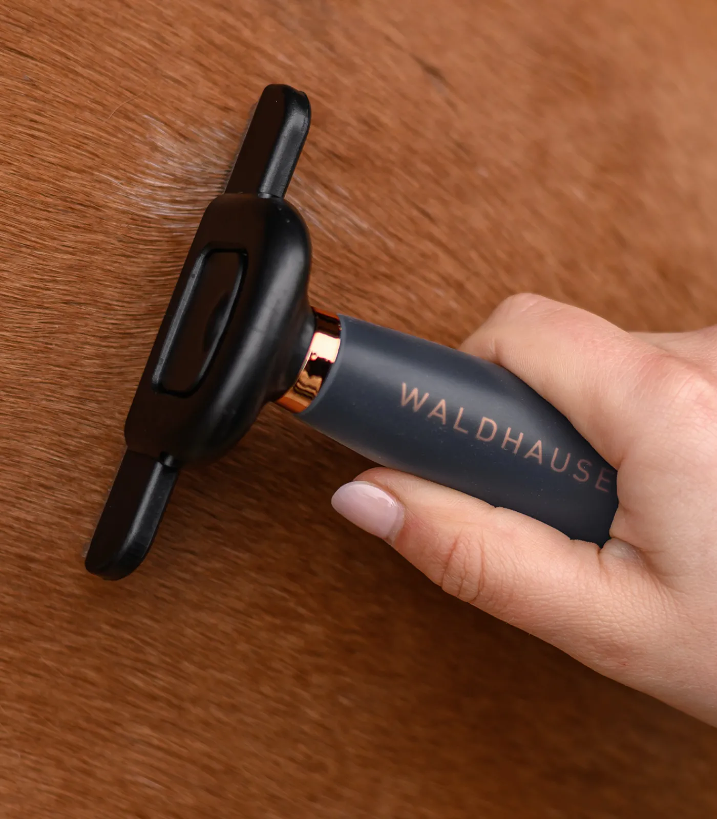 Waldhausen Hundebedarf|Putzzeug>Fellwechselkamm mit Gelgriff, L