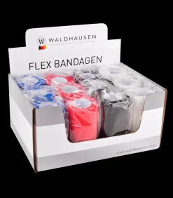 Waldhausen Stallapotheke|Bandagen & Bandagierunterlagen>Flex Bandagen-Set 12 Stck. inkl. Verkaufsdisplay