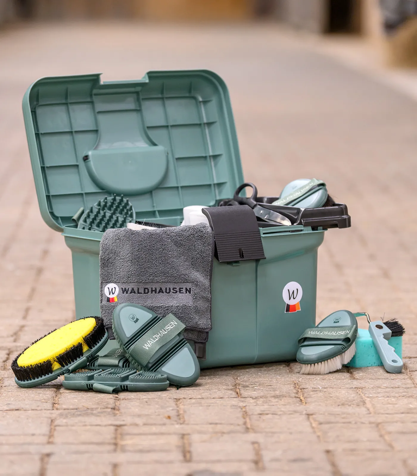 Waldhausen Putzzeug>Flex Kardätsche, weiche Synthetikborsten