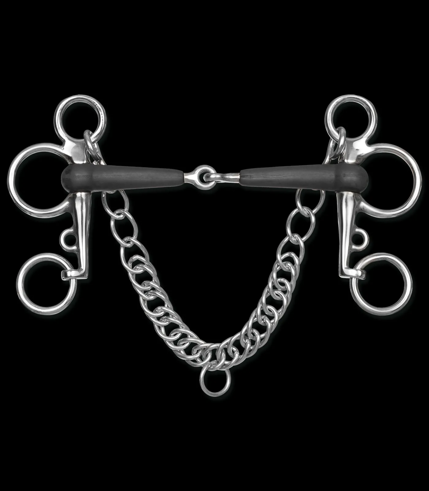 Waldhausen Pony & Shetty|Pelham>Gummi-Pelham, einfach gebrochen