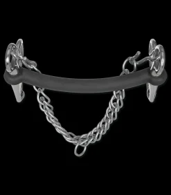 Waldhausen Spezialgebisse>Gummi-Pelham, Stange starr, anatomisch