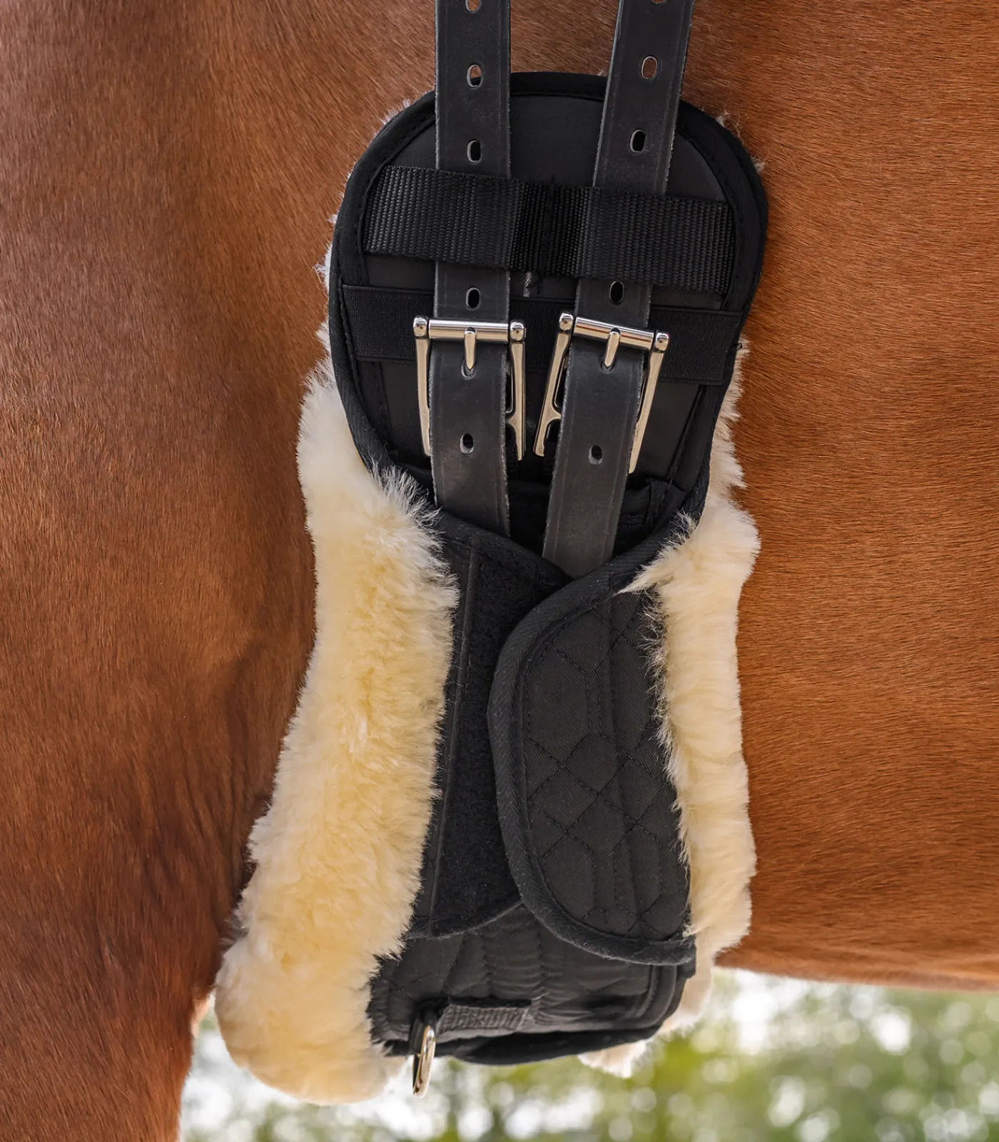 Waldhausen Lammfell|Sattelgurte>Kurzgurt Lammfell