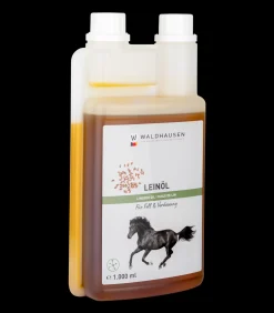Waldhausen Ergänzungsfuttermittel|Stallapotheke>Leinöl - Für Fell und Verdauung, 1 l