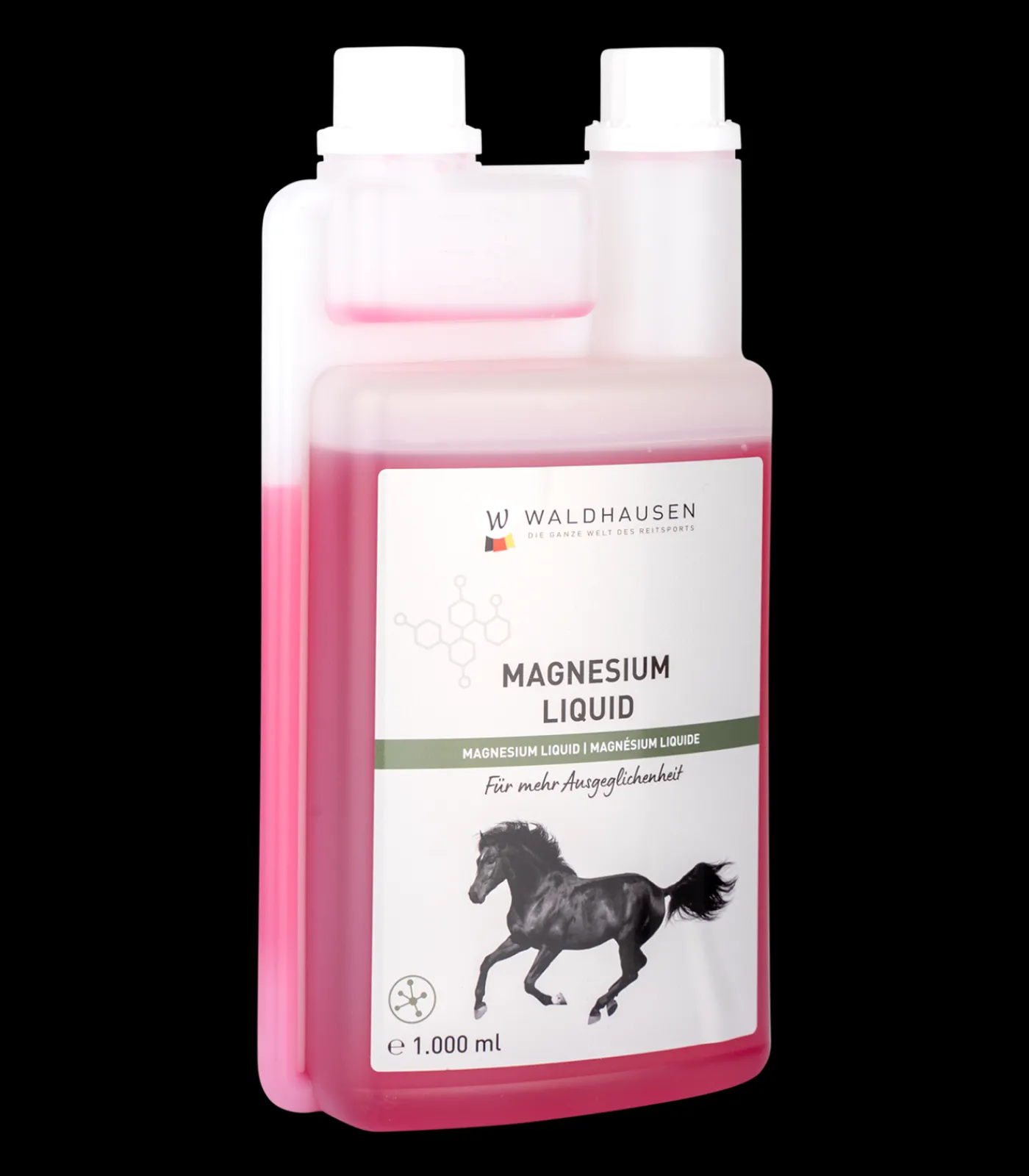 Waldhausen Ergänzungsfuttermittel|Stallapotheke>Magnesium liquid - Für mehr Ausgeglichenheit, 1 l