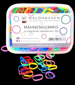 Waldhausen Turnieraccessoires & Pflege>Mähnengummis in Spenderbox, extra breit, multicolor