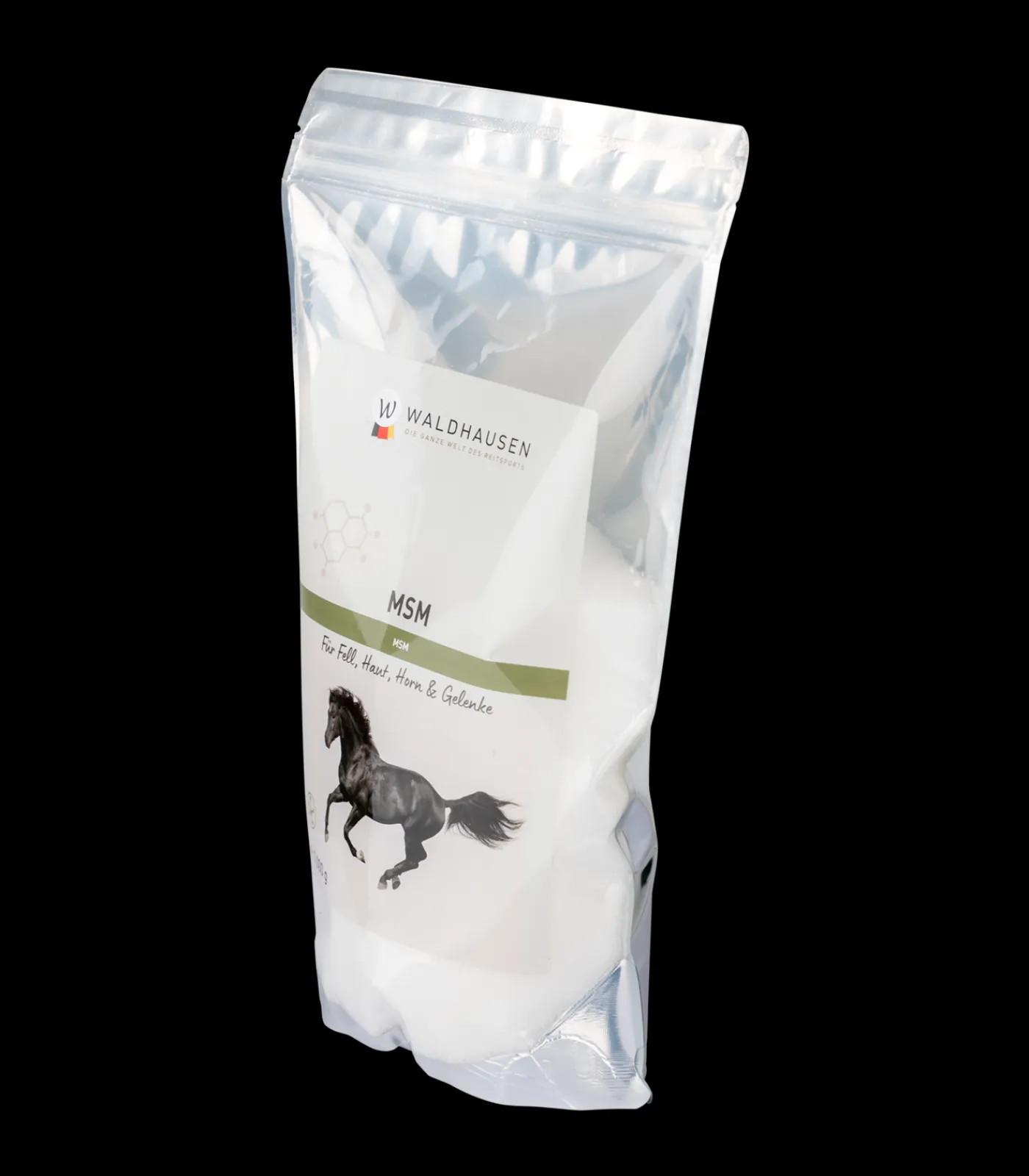 Waldhausen Ergänzungsfuttermittel|Stallapotheke>MSM - Für Fell, Gelenke, Haut und Horn, 1 kg