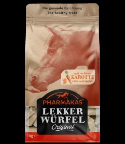 Pharmakas Leckerli>® Lekkerwürfel Karotte, 1 kg