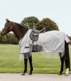 Waldhausen Fliegen- & Ekzemerdecken|Fliegendecken>PROTECT Fliegenausreitdecke mit Fransen