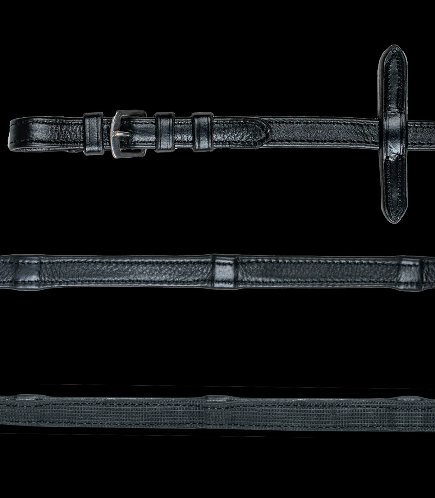 Waldhausen Zügel>Gummi-Lederzügel